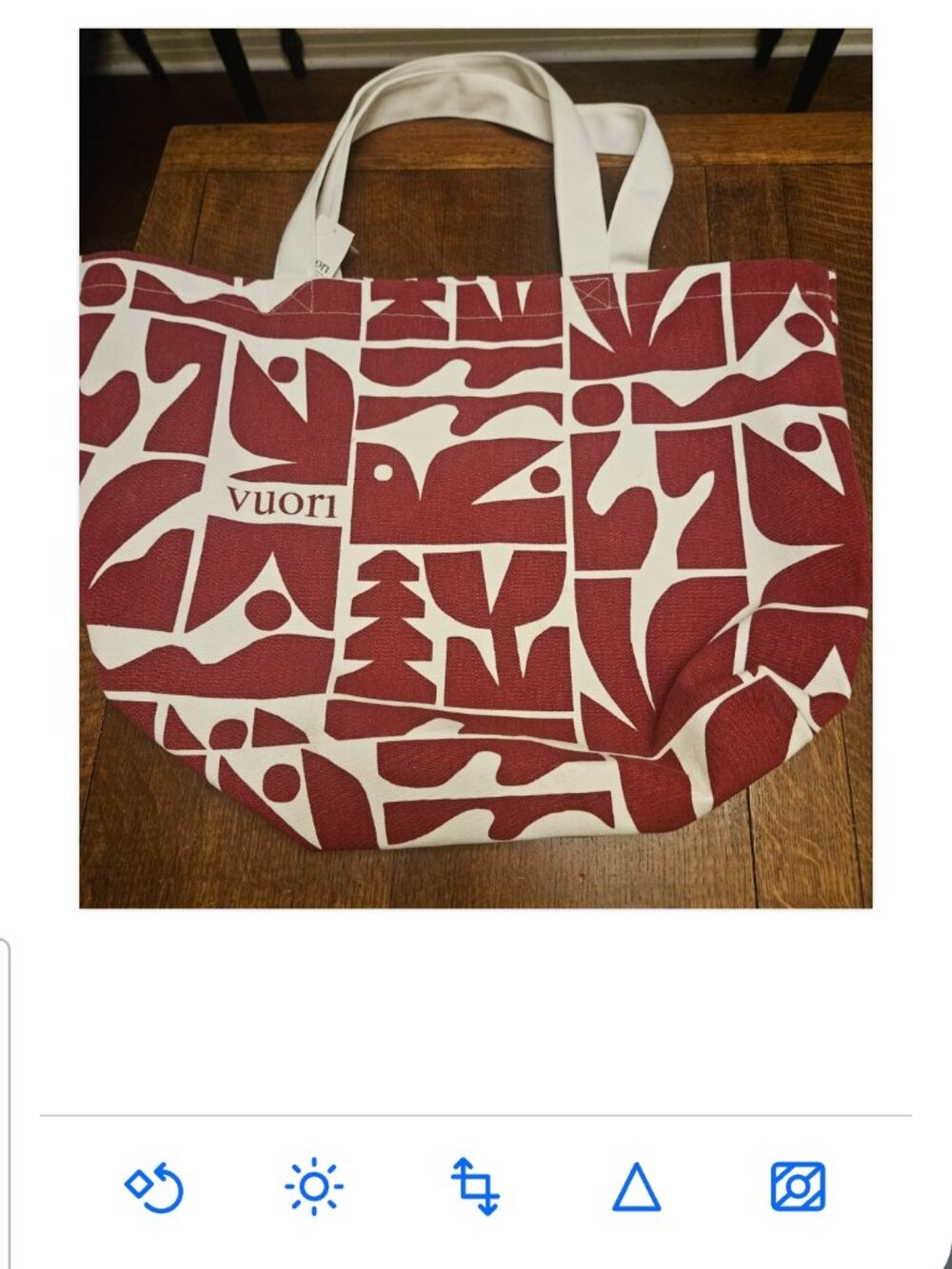 NWT 2025 Vouri "Strawberry" Tote by Cody Hudson 24.5" x 14.5"